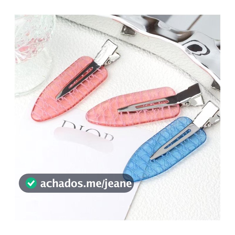2 peças de grampo de cabelo simples e doce sem marcas, para franja lateral, grampo bico de pato, acessório fofo para a