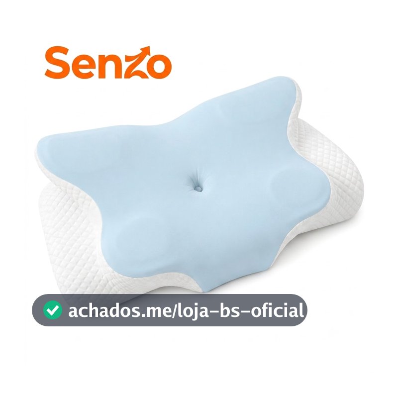 2 em1 Travesseiro Cervical Espuma Viscoelástica Ortopedico