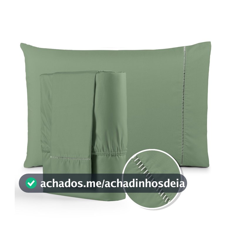 Jogo de Lençol 400 Fios ponto palito Tecido Leve Suave Berço Solteiro Casal Queen King 02 e 03 Peças