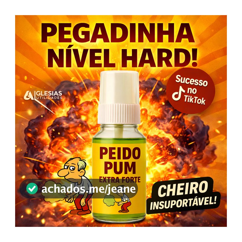 Peido de Pum Spray  Pegadinha Super Forte - Zoação Garantida - Pegadinha - Trolagem TikTok