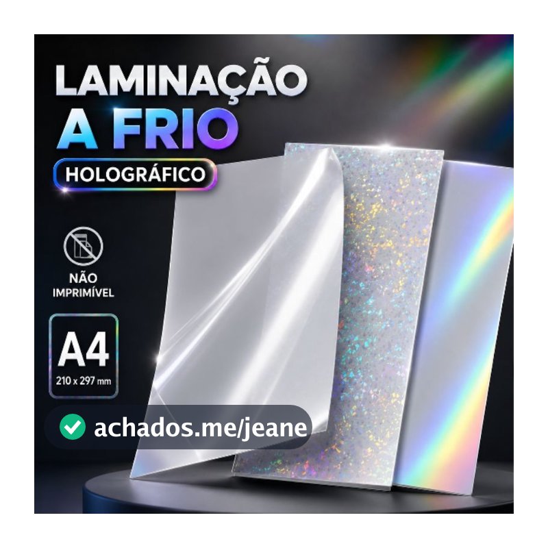 Laminação A Frio Holográfico vinil adesivo A4 - 10 a 20Folhas Para Papelaria Personalizada |Diamante |Glitter