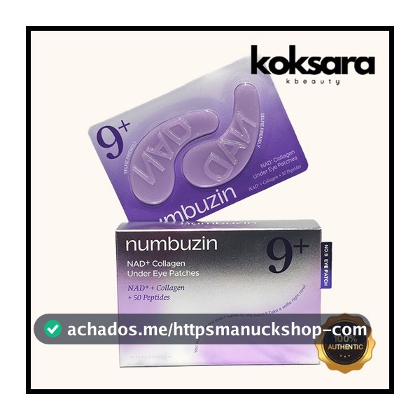 Numbuzin No.9 NAD+ Collagen Under Eye Patches 8g 1ea, 5ea