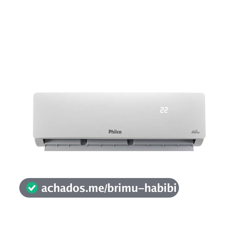 Ar Condicionado Philco 12000 BTUs Philco PAC12FC -Split, Eco Inverter, Frio, Interno+Externo, 220V