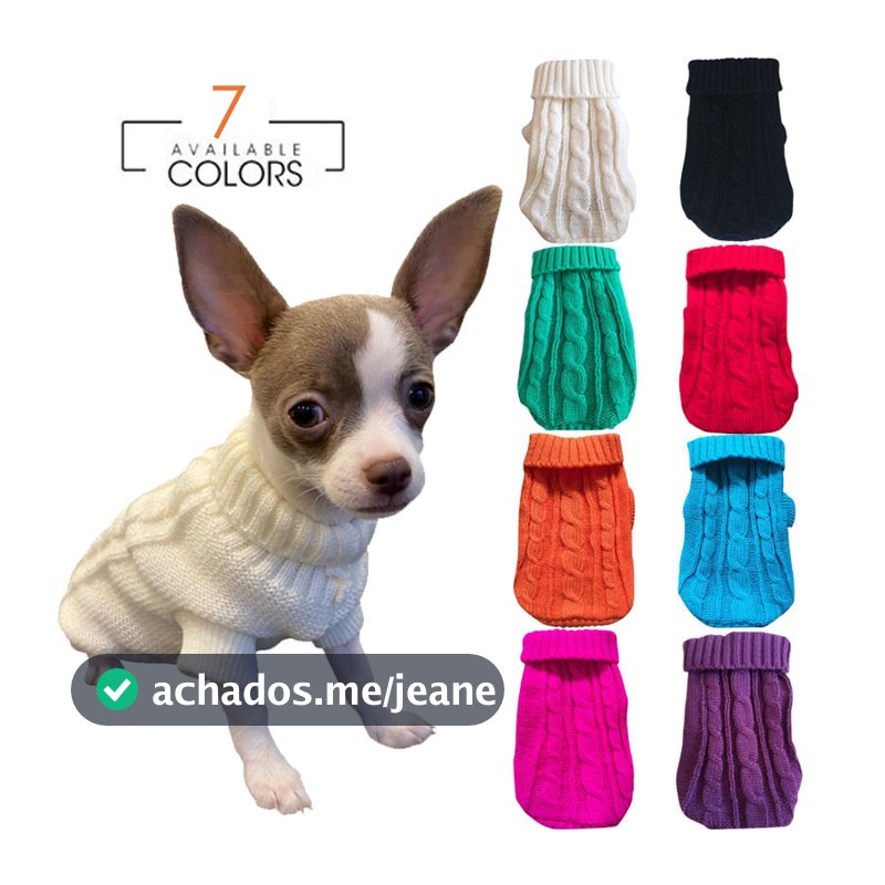 Quente Suéter De Cachorro Pequeno Outono Inverno Roupa De Pet Lã Roupas Para Gatos