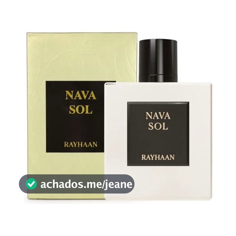 Perfume Árabe Rayhaan Nava Sol Eau de Parfum Importado Original Fragrância Sofisticada
