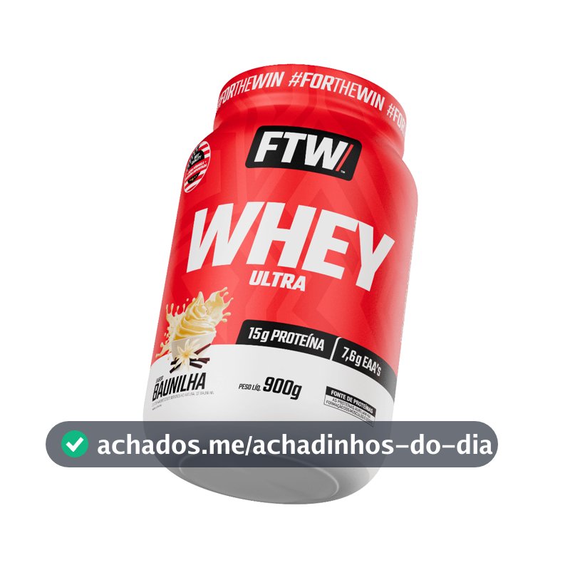 Whey Ultra Protein Concentrado Pote 900g - FTW