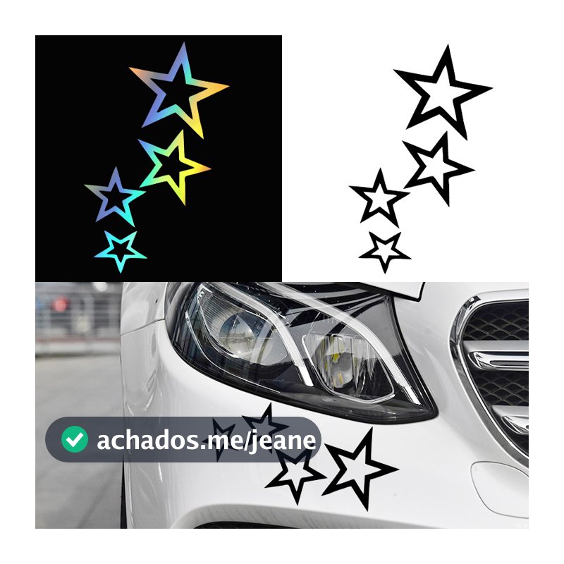 Estrelas Adesivo De Carro Vinil Decalque Do Adesivos À Prova Dwaterproof Água no Caminhão Pára-Choques Janela Traseira S