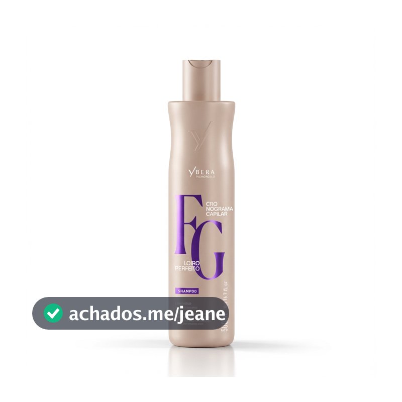 Shampoo Cronograma Capilar Loiro Perfeito - Fashion Gold