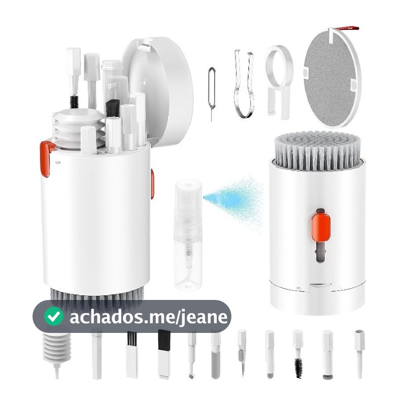 Kit Limpeza 20 em 1 Teclado Mecânico, Fone de Ouvido, Celular – Escova e Extrator de Teclas