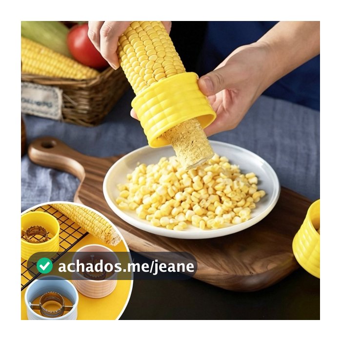Debulhador de Milho Removedor de Espiga Manual Para Cozinha Fácil Rápido Portátil Corte