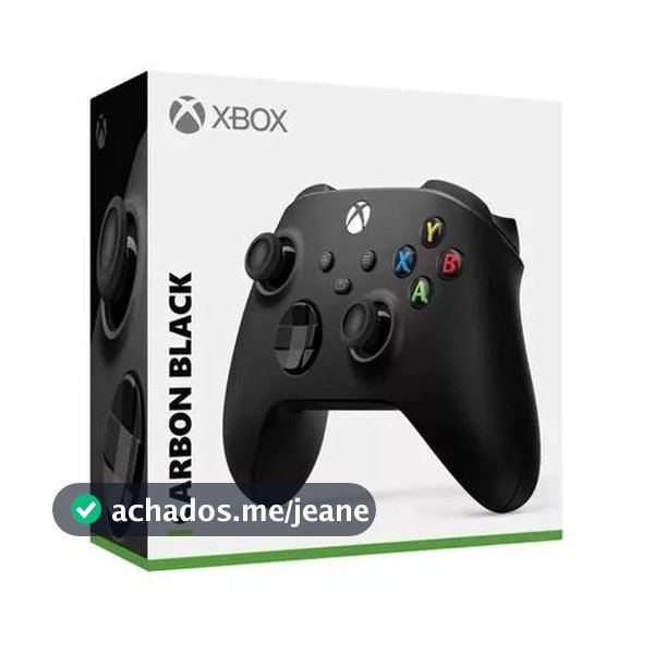 Controle Sem Fio Microsoft Xbox Wireless Series X|s Cor Carbon Black Preto