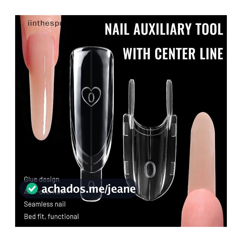 Moldes De Forma De Unha DHC Formato De Roet 120 Unidades Para Gel Perfeitamente Em Unhas Acrílicas F