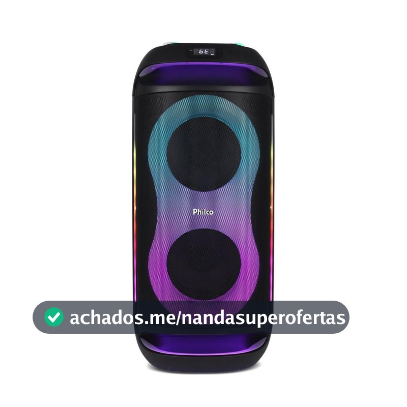 Caixa de Som Philco Extreme Ex Bass 800W PCX6702