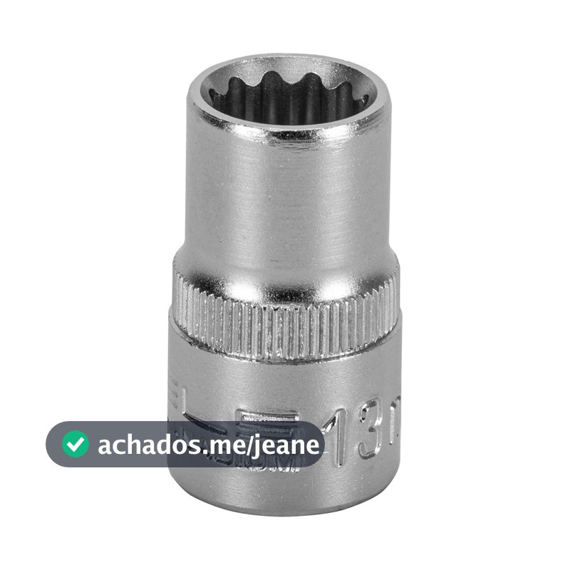 SOQUETE ESTRIADO 1/2POL CRV CLIPS PLASTICO 13MM 1PC // STELS