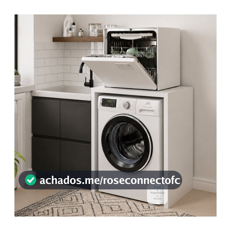 Balcão  Bancada Para Embutir Lava E Seca Lavanderia- 107