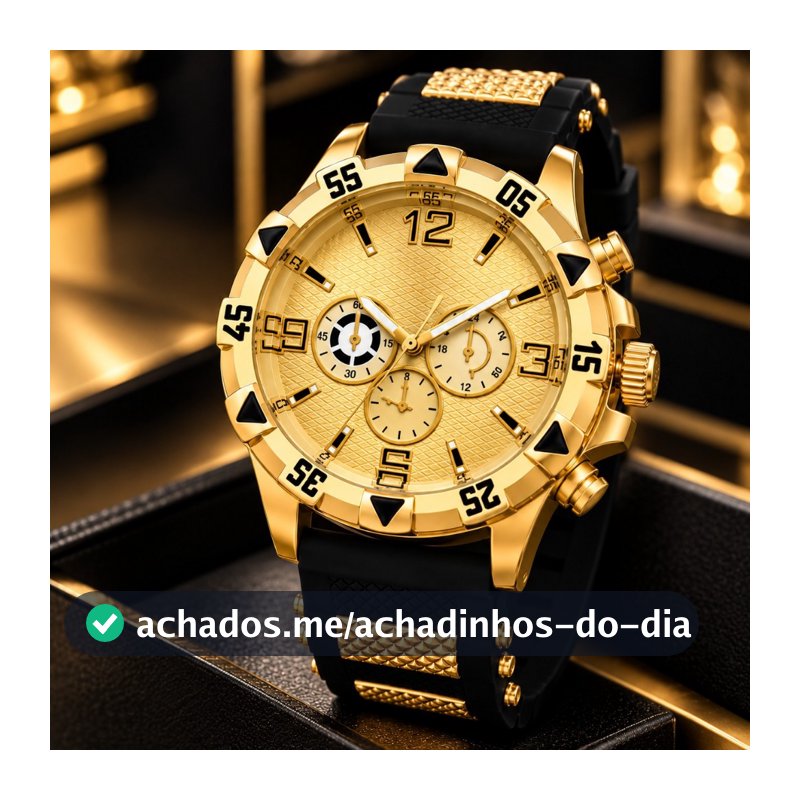 Relógio Original Masculino Premium Luxo