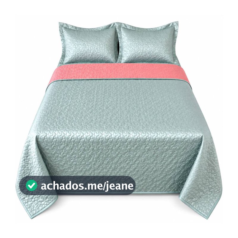 Kit colcha Matelado acentinado  – 03 peças