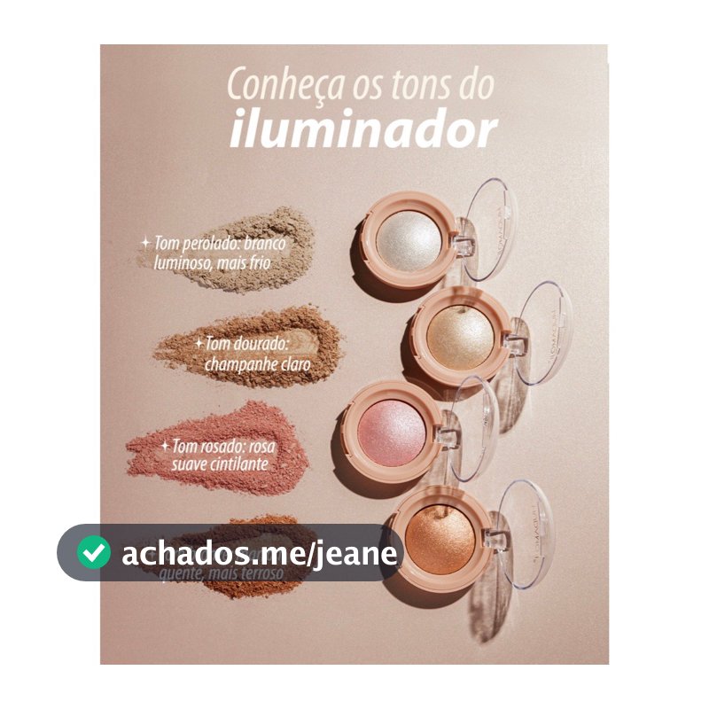 HUDAMOJI Iluminador Compacto 4 Cores | Brilho Fino e Natural | Ilumina e Contorna | Efeito Glow Radiante