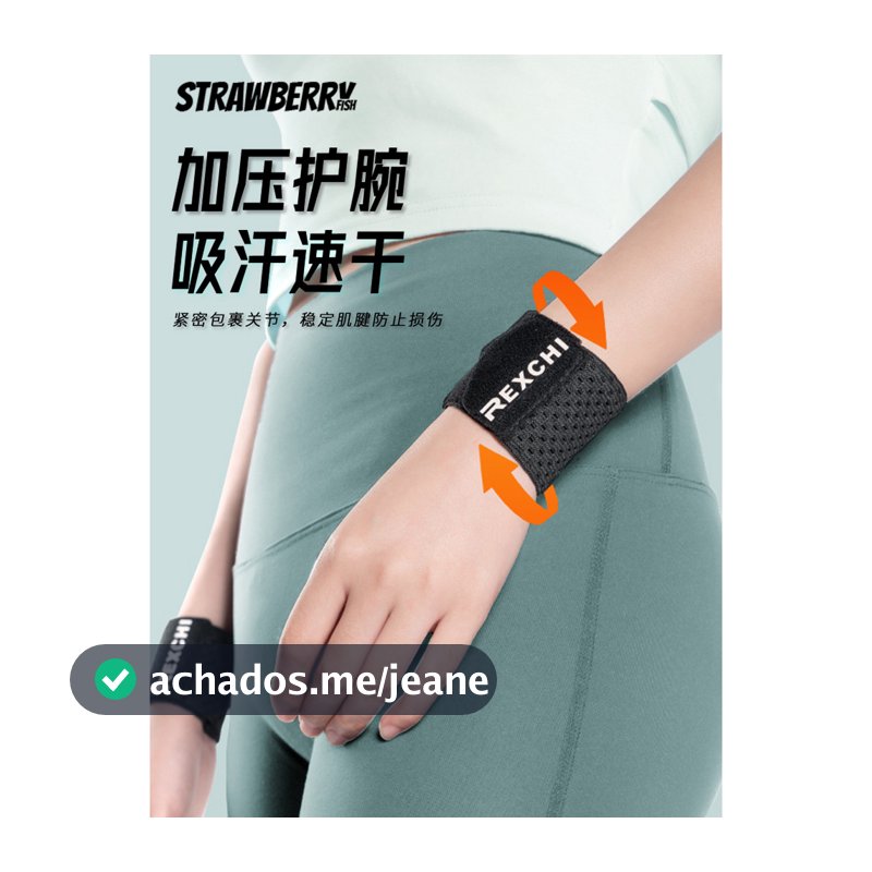 Pulseira esportiva feminina mão pescoço pressurizado Fitness ao ar livre ciclismo entorse pulseira fina tênis bainha de
