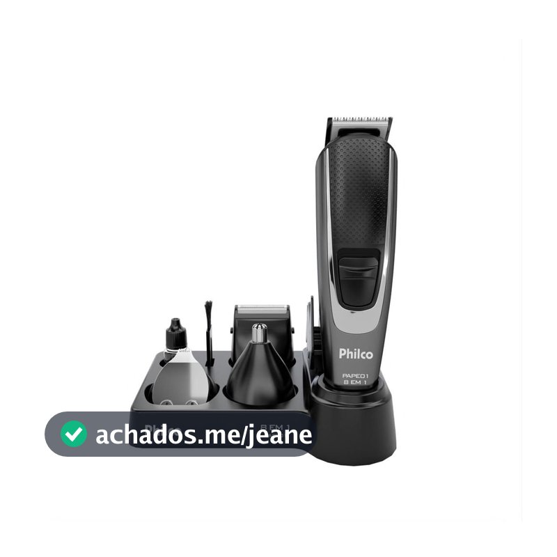 Aparador de Pelos Philco 8 Acessórios Bivolt PAPE01