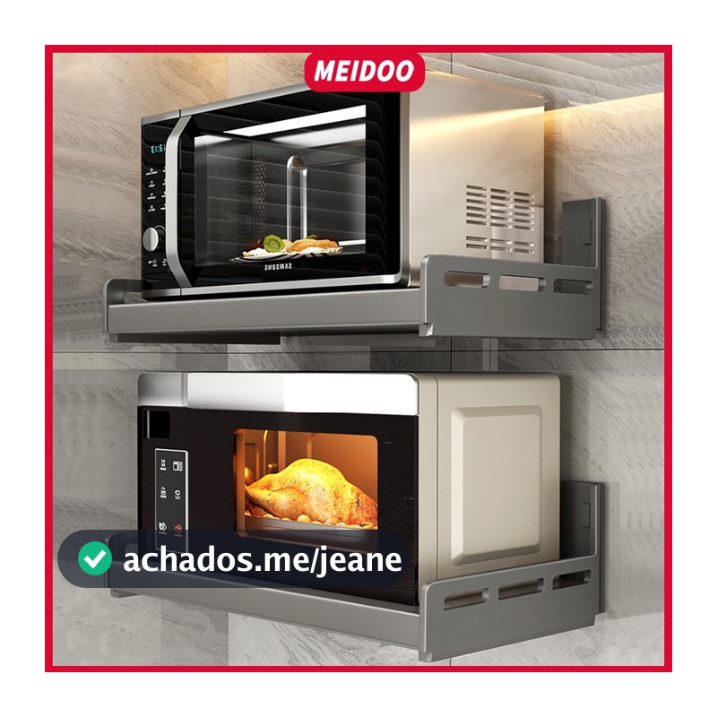 MEIDOO Suporte para forno de micro-ondas,suporte de cozinha multifuncional,sem necessidade de furar