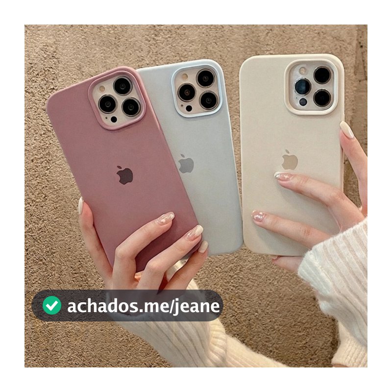 Capa Capinha Case Para 16 16pro 16plus 16promax - Silicone e Interior Aveludado Super Premium
