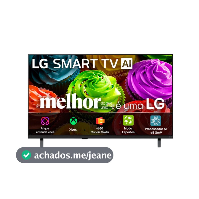 Smart TV LB650BPSA 32 HD webOS 26 Alpha 5 AI Gen9 Wi-Fi HDR10 Pro LG