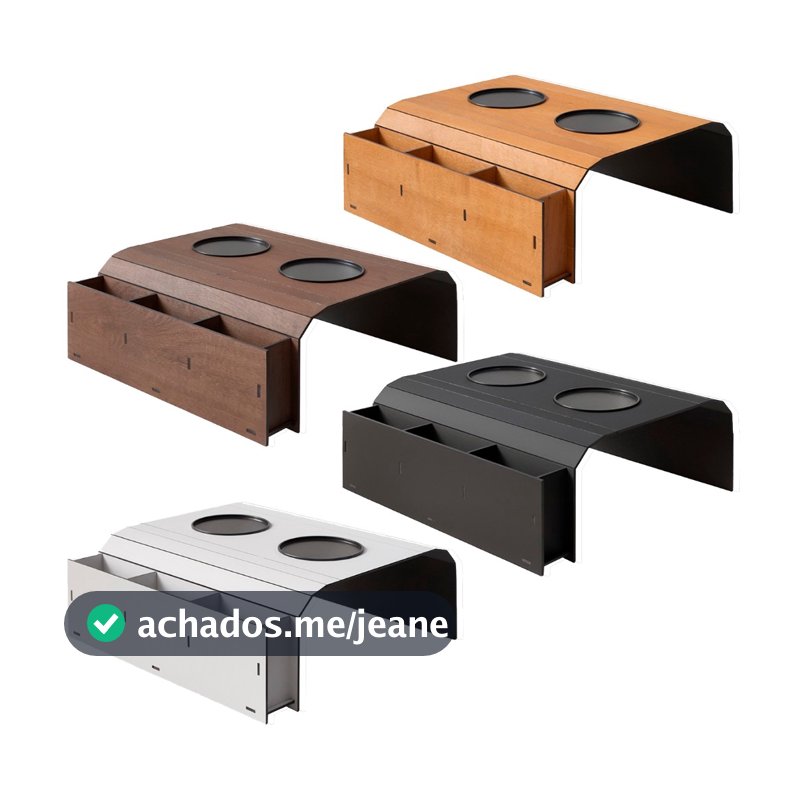 Kit Conjunto Porta Copo e Porta Controle Decoração Sofá Sala