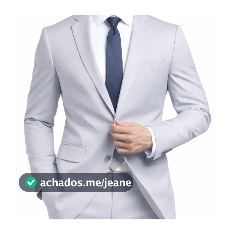 Terno Masculino Italiano Slim Oxford - Paletó+Calça
