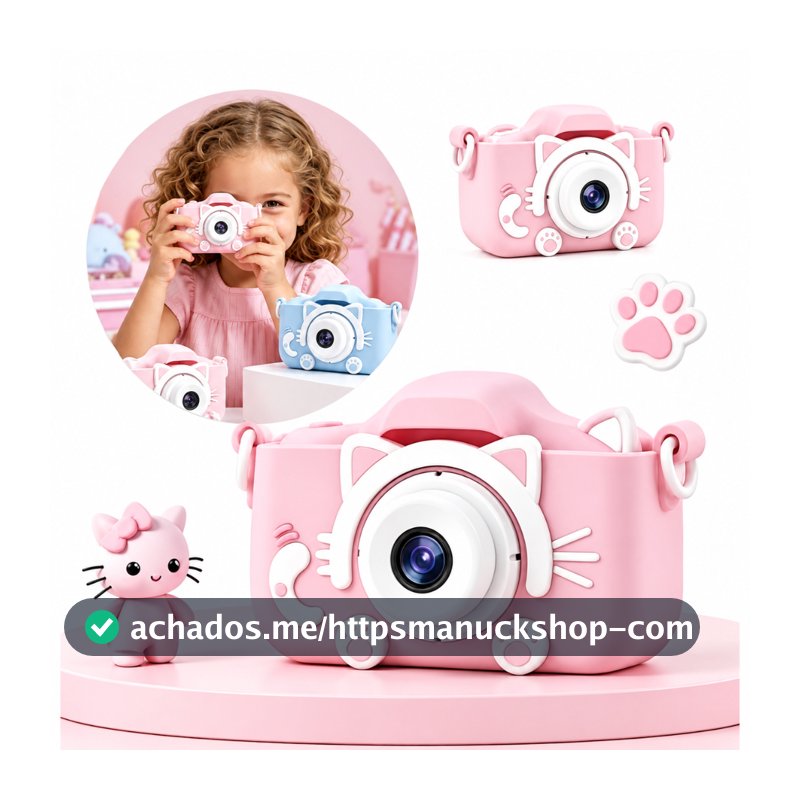Camera Infantil Digital Filmadora Infantil Mini Maquina Fotografica Infantil Com Video Jogos Fotos