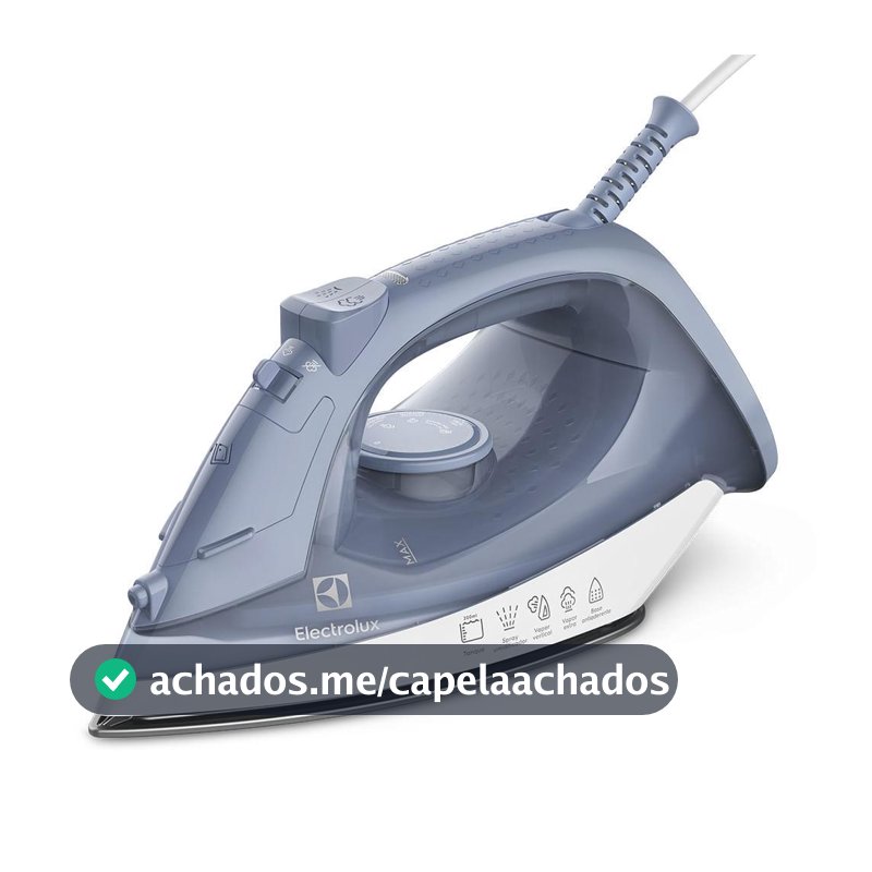 Ferro de Passar Roupa a Vapor e a Seco Electrolux Efficient com Vapor Vertical (ESI10)