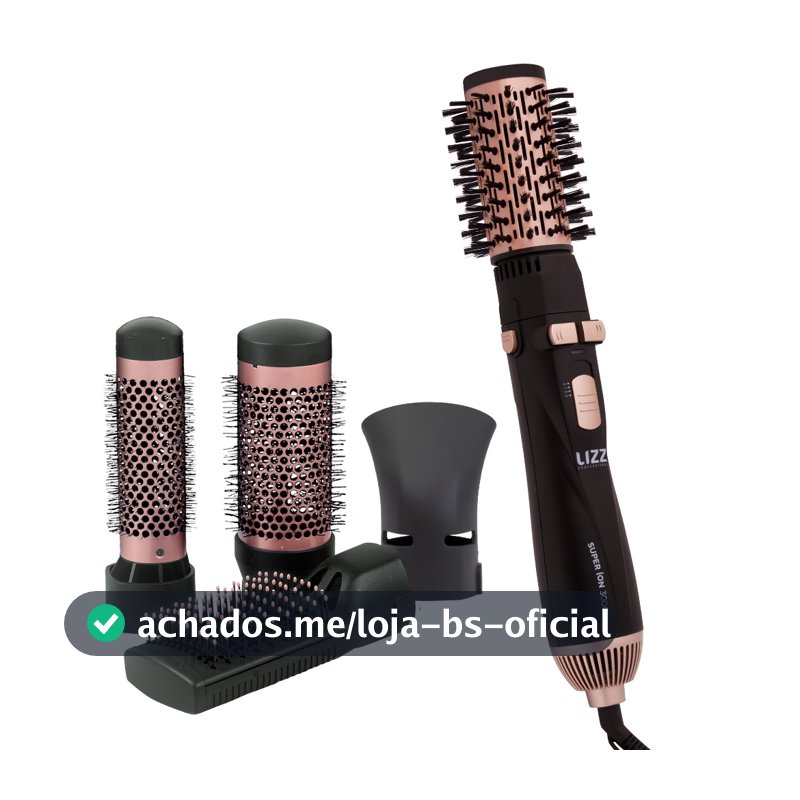 Escova Super Íon 3000 Multifuncional 1300W - Lizz Pro