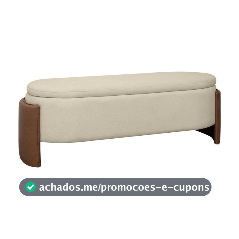 Recamier Sapateira Baú Império Queen Size 160cm Bouclê Facto