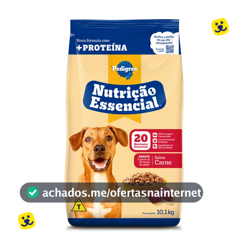 Ração para Cachorro Ração para Cachorro Pedigree Ração Cachorro 10kg Pedigree Nutrição Essencial