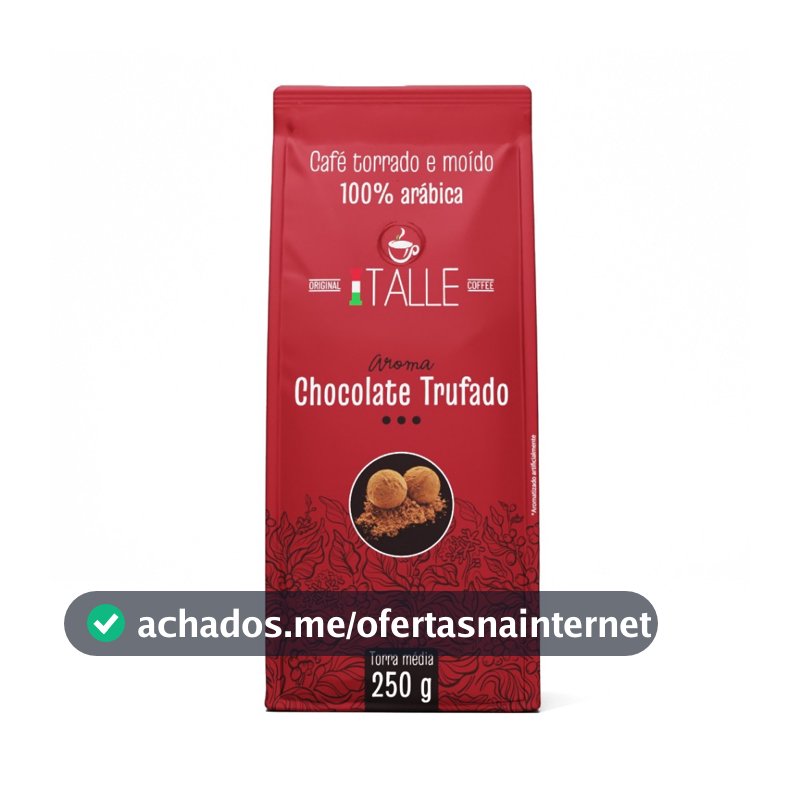 Café Aromatizado Cafe Torrado e Moido Café Italle Sabores Aroma 250g