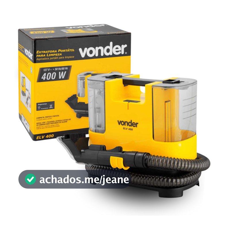 Extratora Higienizadora Portátil Vonder 400W