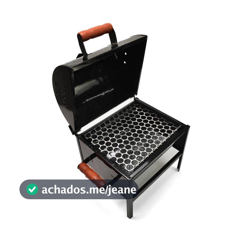 Churrasqueira a Bafo Portátil para Pescaria Viagens Camping Material Resistente