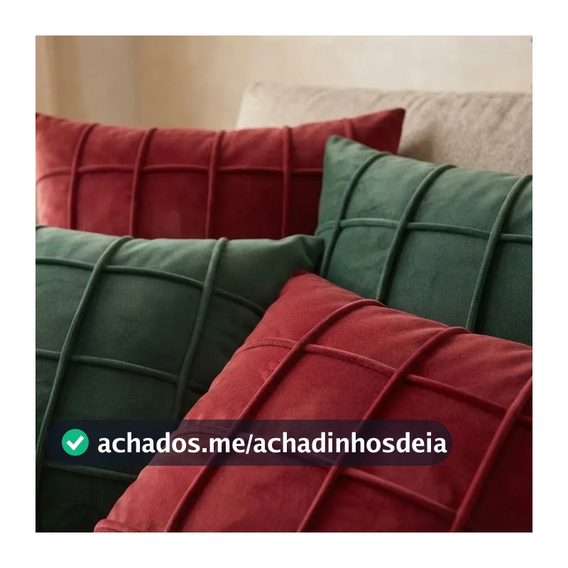 Kit Capas De Almofada Natal 45x45cm Suede Veludo Macio Sofá Almofadas Decorativas Especial  Natalina
