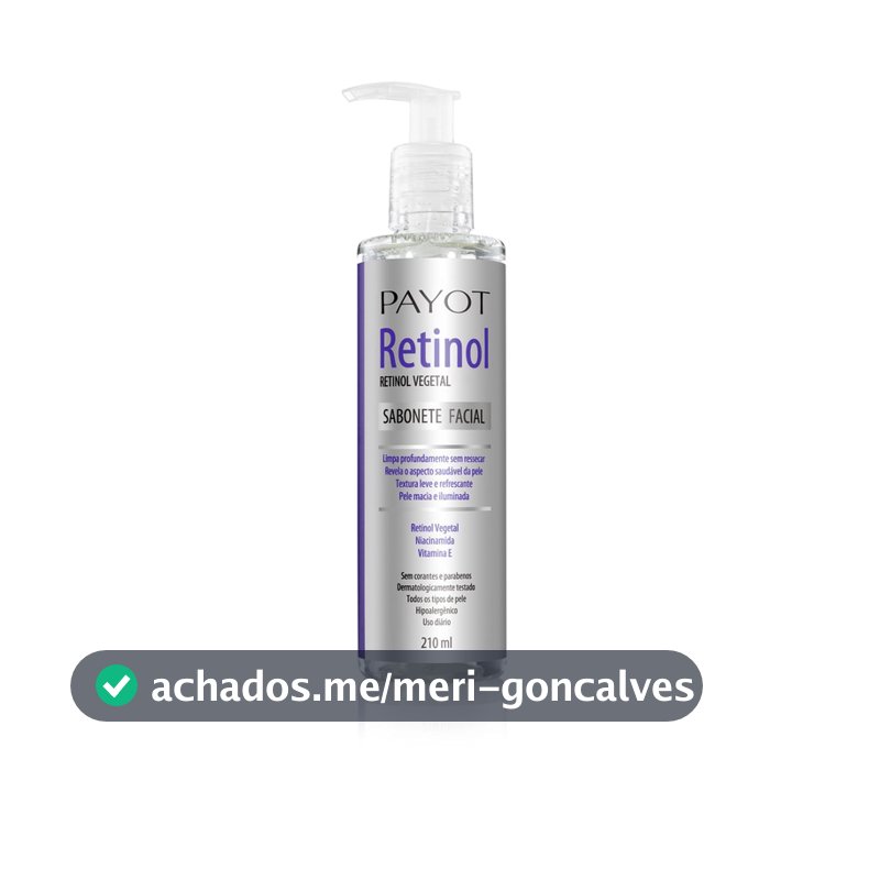 Sabonete Líquido Facial Retinol Payot 210ml