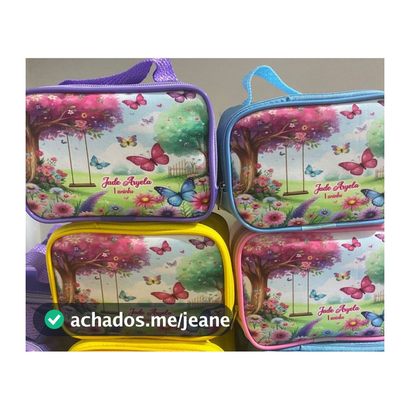 30 bolsas personalizadas pra festa tamanho 17 de largura e 12 de altura