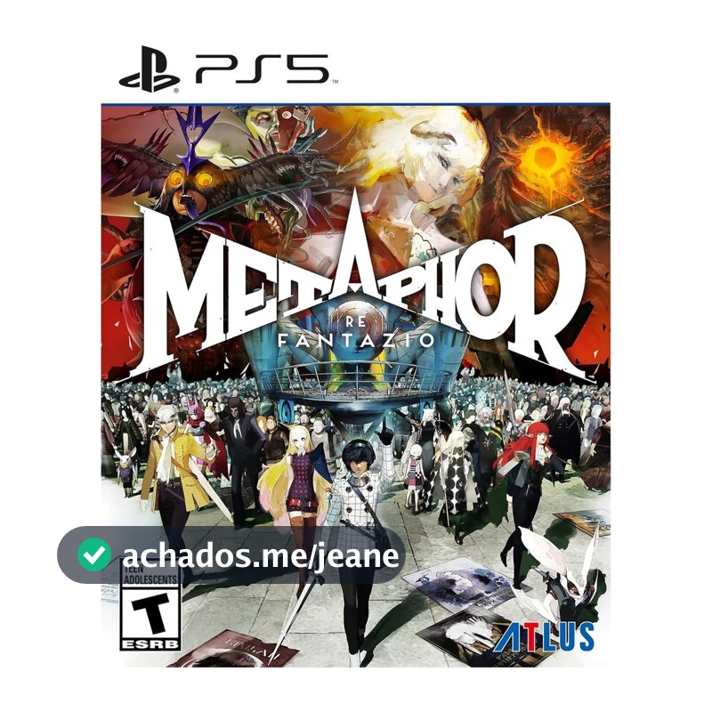 Metaphor ReFantazio PS5 Midia Fisica