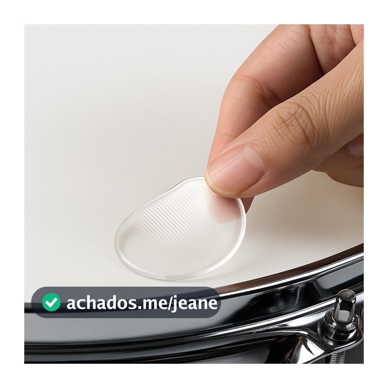 Gel (Moongel) Abafador Pele Bateria Percussão, Controlador Harmônico 6 unid. (Acessório)