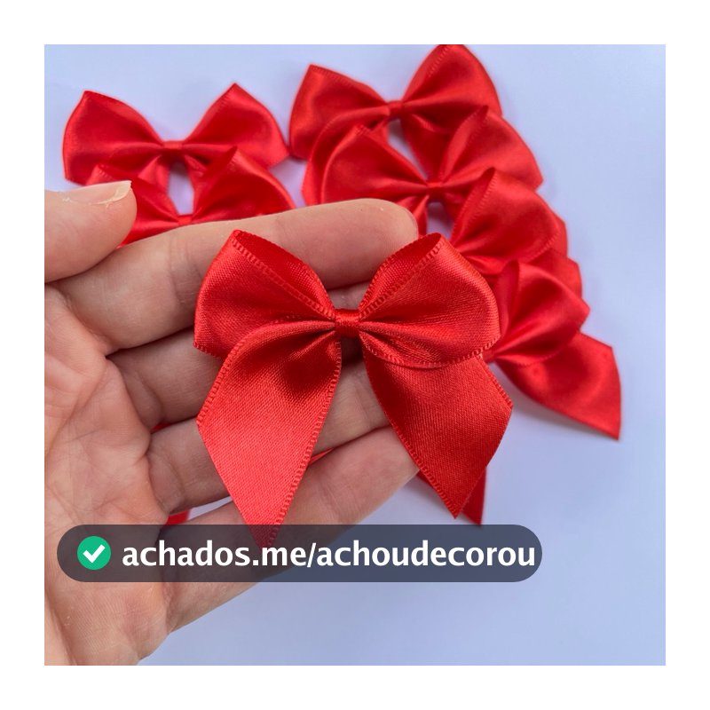 Laço Lacinho de fita cetim N5 - 50 unds  decoração festa, caixinhas milk, enfeites de mesa, artesanato, personalizados