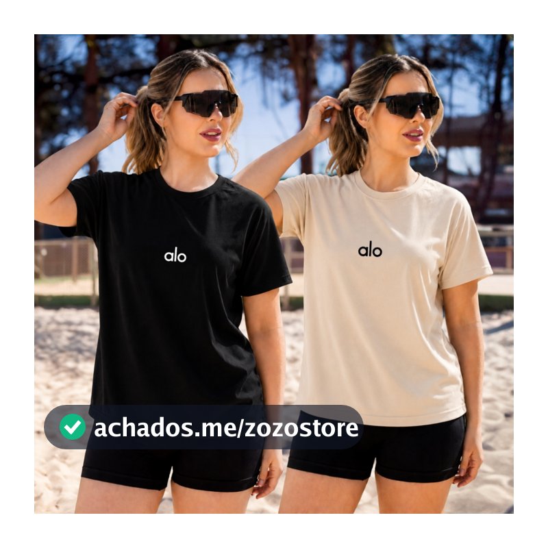 Kit 2 Camiseta Feminina Blusa Estilosa 100% Algodão Várias Cores