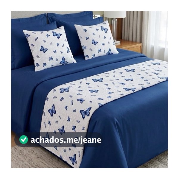 Kit Peseira Cama Posta Queen/Casal 3 Peças Piquet Algodão