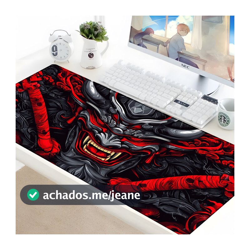 Mouse Pad Gamer Orientais PC Vários Modelos Populares Borda Costurada DiversosTamanhos