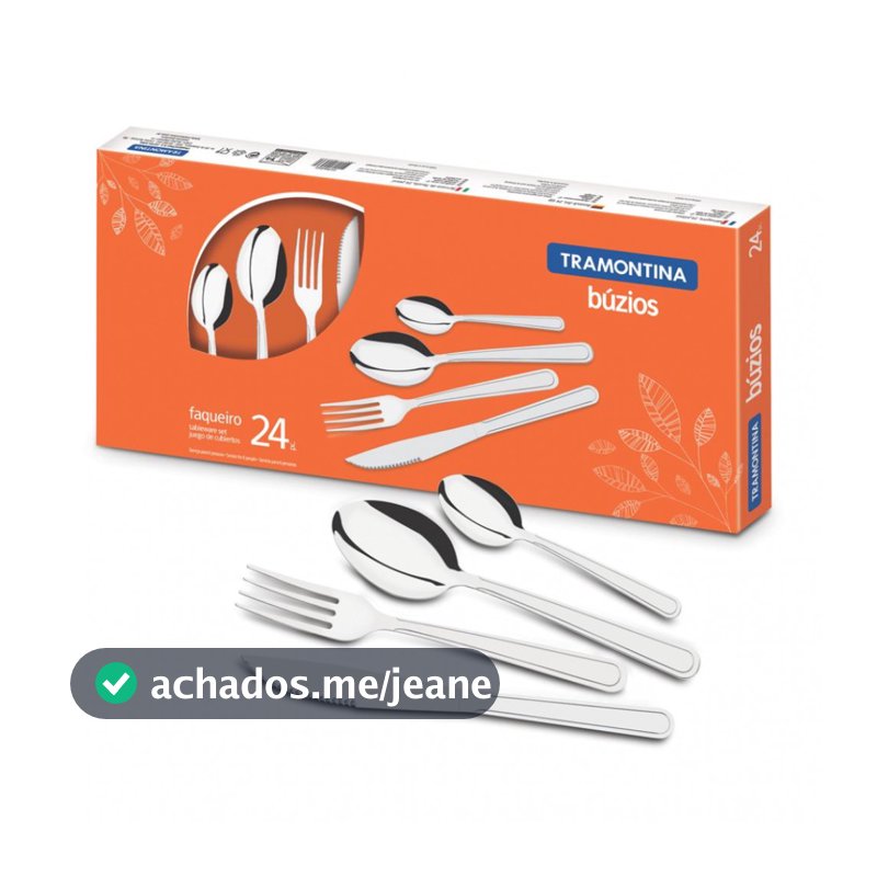 Faqueiro Buzios Inox 23799071 24 peças Tramontina