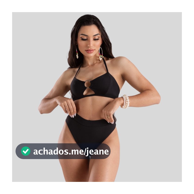 Biquini Feminino Hot Pants Suplex Biquíni Argola De Amarrar Biquine Cintura Alta Moda Praia