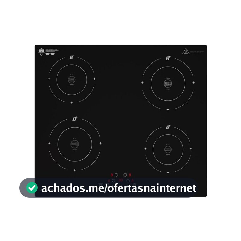 Cooktop 4 Bocas de Indução Britânia BCTE40A