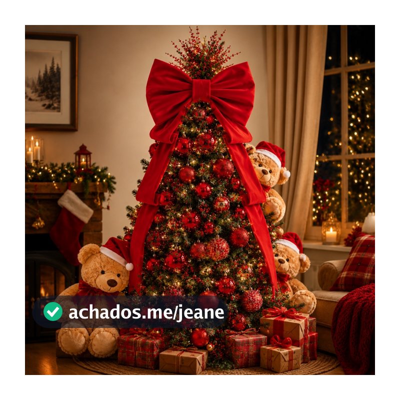 Laço Gigante Para Árvore Natal Laço Decoraçao Festa